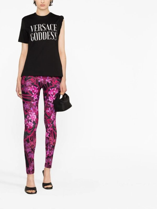 Versace  slogan-print T-shirt - Image 2