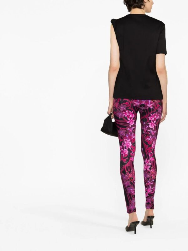 Versace  slogan-print T-shirt - Image 3
