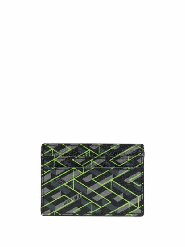 Versace  maze-print cardholder - Image 2