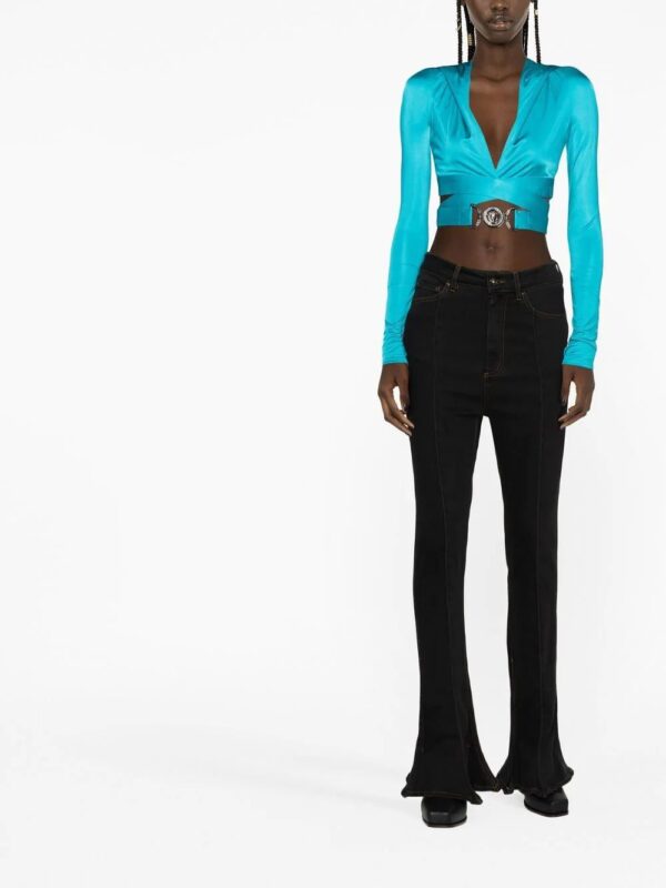 Versace  Medusa Biggie crop hoodie - Image 2