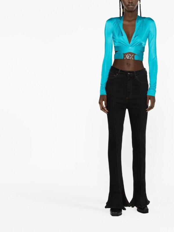 Versace  Medusa Biggie crop hoodie - Image 2