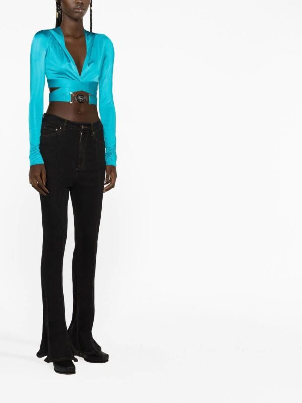 Versace  Medusa Biggie crop hoodie - Image 3
