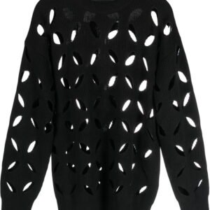 Versace  cut-out detail sweater