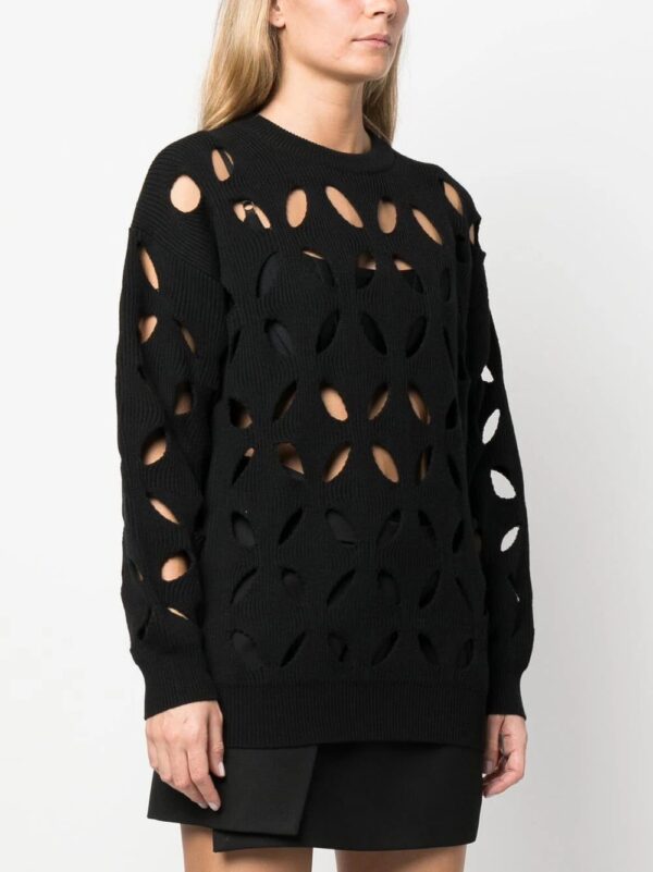 Versace  cut-out detail sweater - Image 3