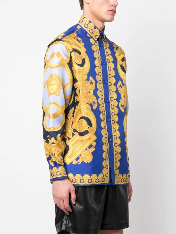 Versace  baroque-pattern print shirt - Image 2