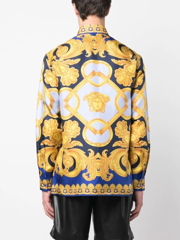 Versace  baroque-pattern print shirt - Image 3