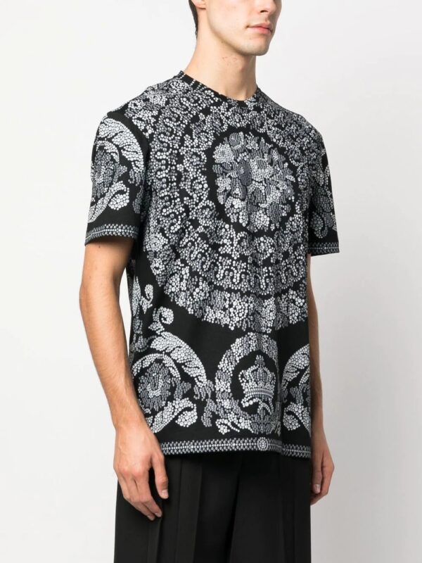 Versace  Barocco-print organic cotton T-shirt - Image 2