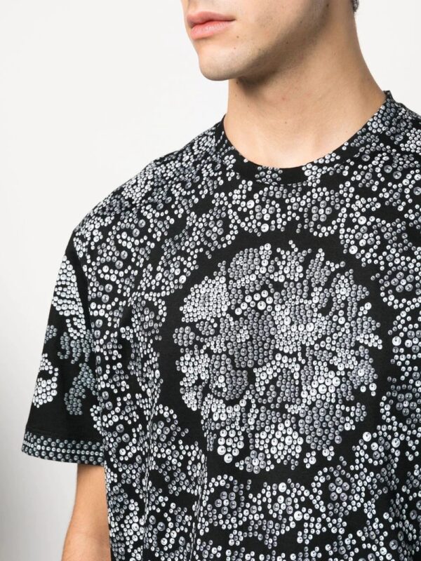 Versace  Barocco-print organic cotton T-shirt - Image 4