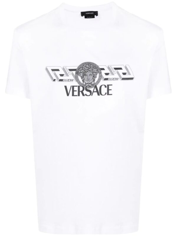 Versace  La Greca logo-print T-shirt