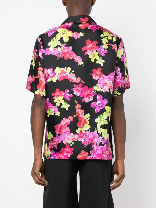 Versace  floral-print silk shirt - Image 3