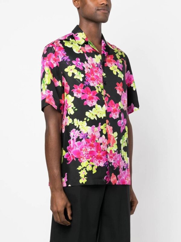 Versace  floral-print silk shirt - Image 2