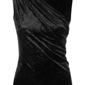 Versace  gathered-detail sleeveless top