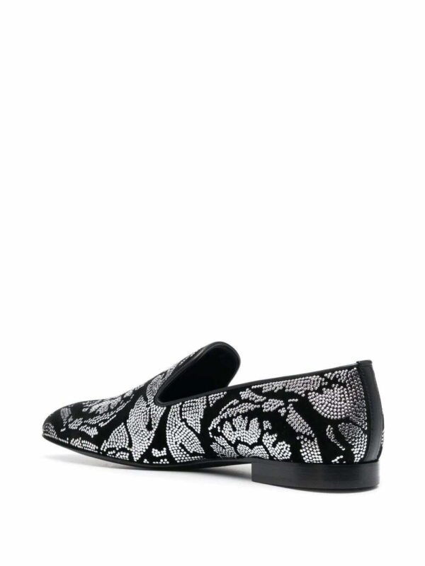 Versace  baroque-studded loafers - Image 3