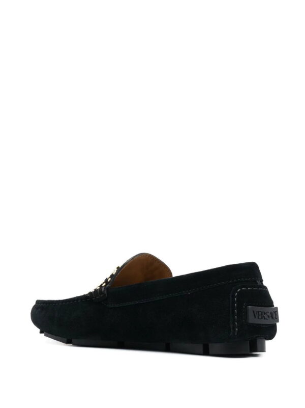 Versace  La Medusa studded suede loafer - Image 3