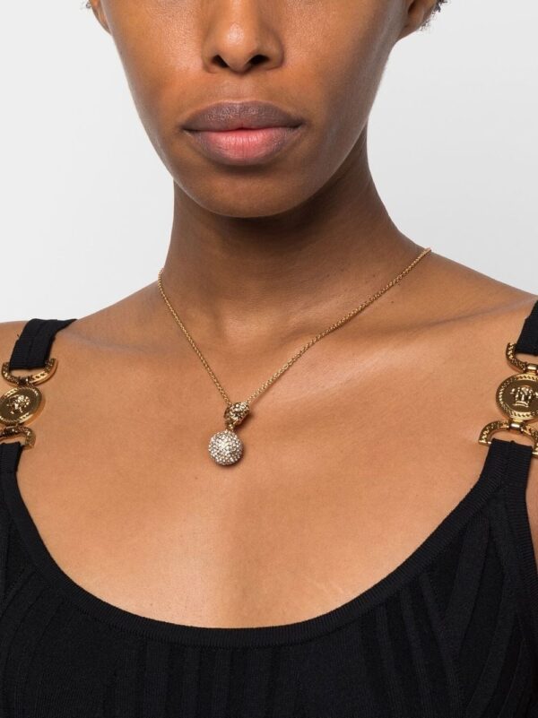 Versace  Medusa crystal-embellished necklace - Image 2