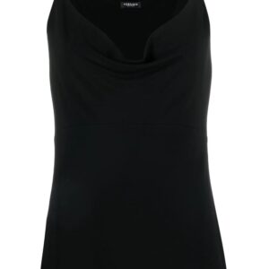 Versace Medusa cowl neck top