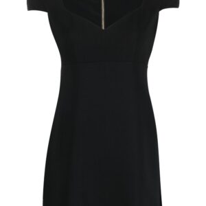 Versace cap-sleeve shift minidress