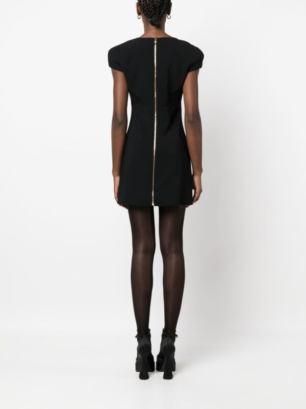 Versace  cap-sleeve shift minidress - Image 4