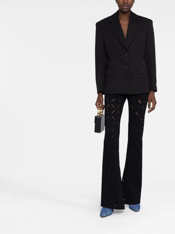 Versace  cut-out flared trousers - Image 2