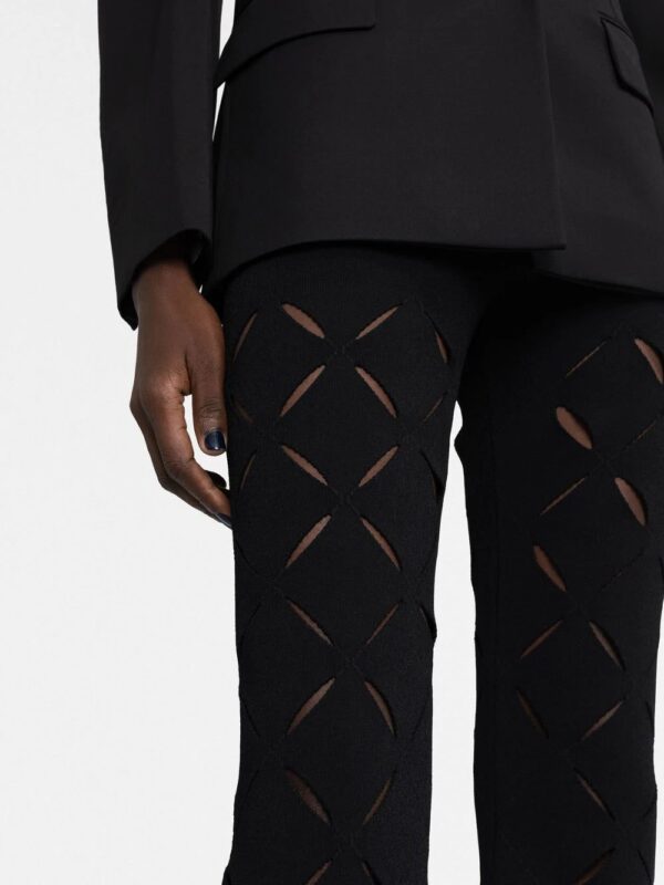 Versace  cut-out flared trousers - Image 3