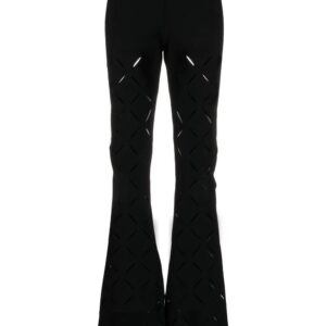 Versace  cut-out flared trousers