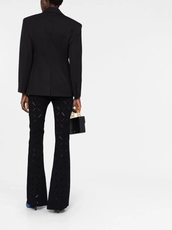 Versace  cut-out flared trousers - Image 4