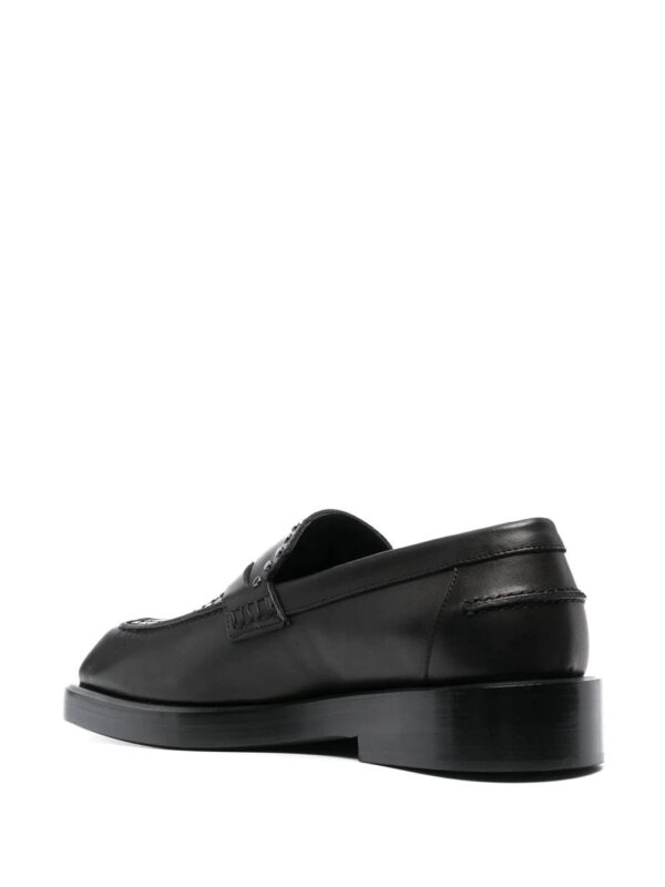 Versace  square-toe studded loafers - Image 3