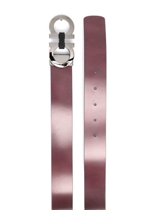 Ferragamo Gancini-buckle adjustable belt - Image 2