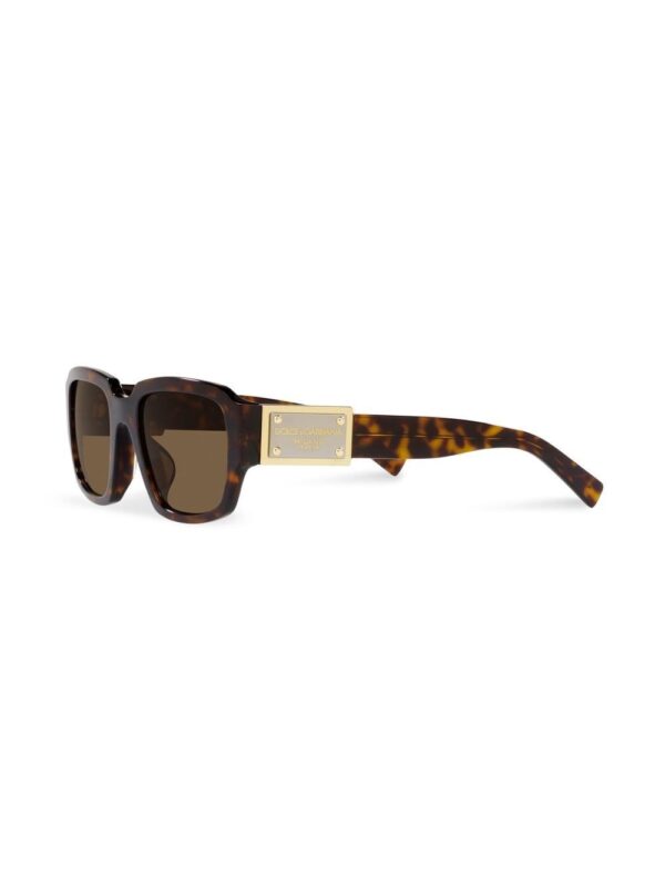 Dolce & Gabbana Eyewear tortoiseshell-effect square-frame sunglasses - Image 2