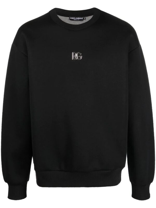 Dolce & Gabbana  logo plaque crew-neck sweatshirt