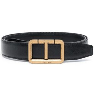 Louis Vuitton logo-buckle leather belt