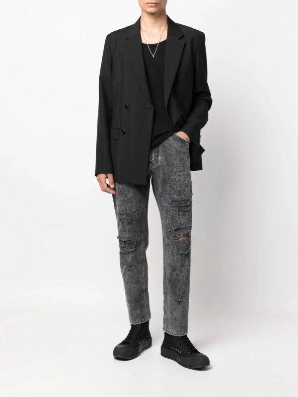 Dolce & Gabbana  distressed-finish straight-leg jeans - Image 2
