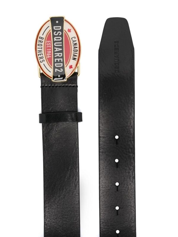 Louis Vuitton logo-buckle leather belt - Image 2