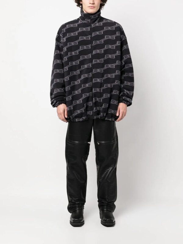 Balenciaga  monogram-print jacket - Image 2