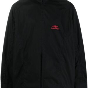 Balenciaga  logo-embroidered track shirt