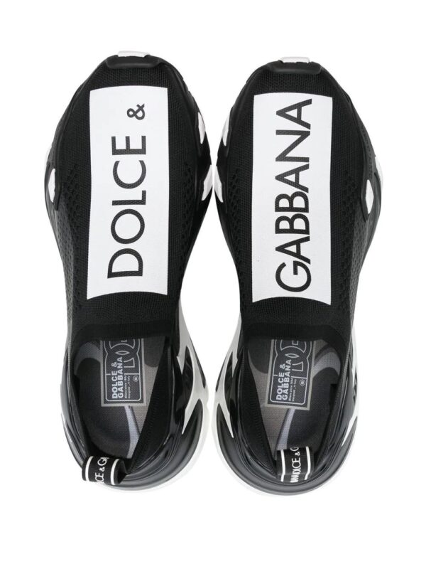Dolce & Gabbana  logo-print panelled sneakers - Image 4