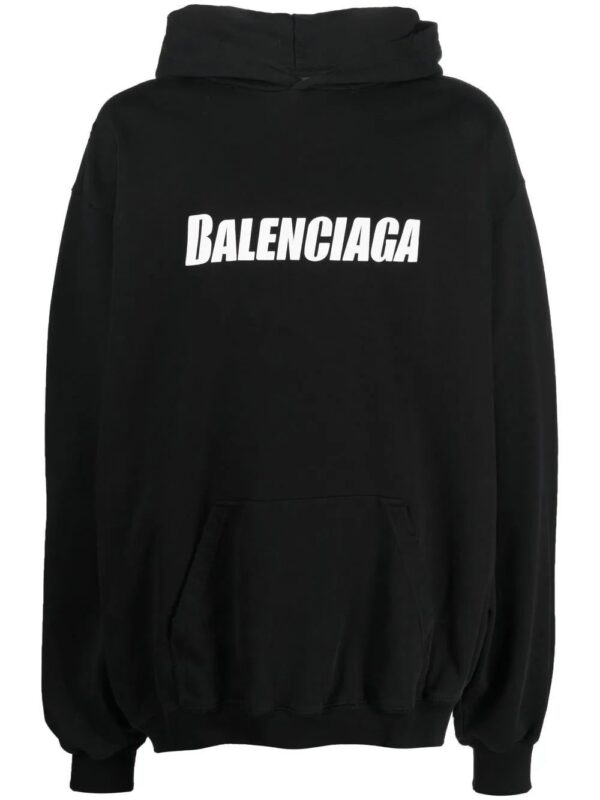 Balenciaga  Destroyed cotton hoodie