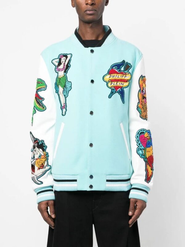 Philipp Plein  Hawaii varsity bomber jacket - Image 3