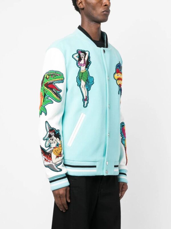 Philipp Plein  Hawaii varsity bomber jacket - Image 4