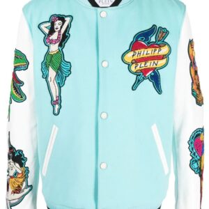 Philipp Plein  Hawaii varsity bomber jacket