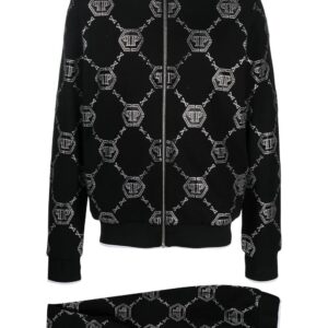 Philipp Plein  monogram-pattern track pants
