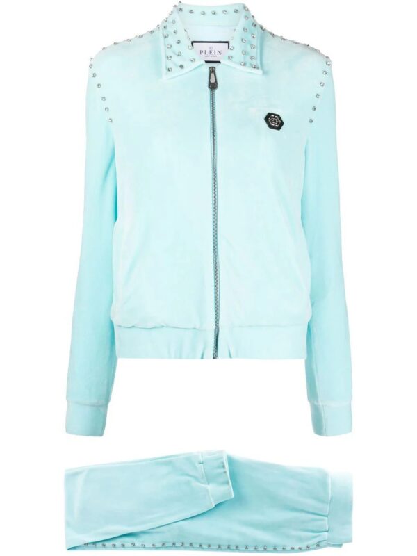 Philipp Plein  diamanté-embellished tracksuit set