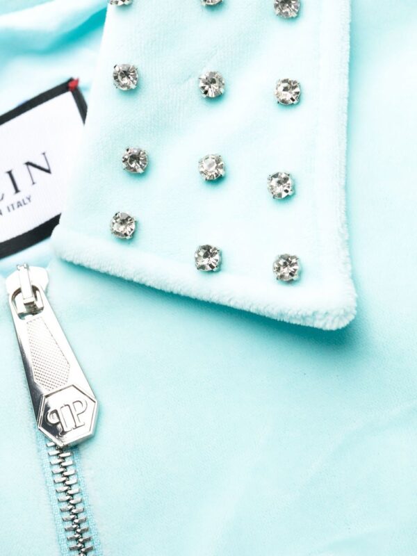 Philipp Plein  diamanté-embellished tracksuit set - Image 3