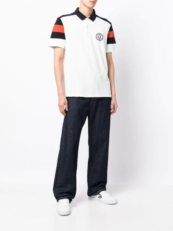 Armani Exchange chest logo-print polo shirt - Image 2