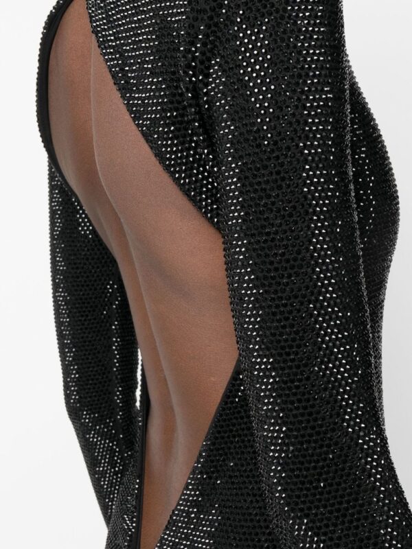 Philipp Plein crystal-embellished backless dress - Image 4