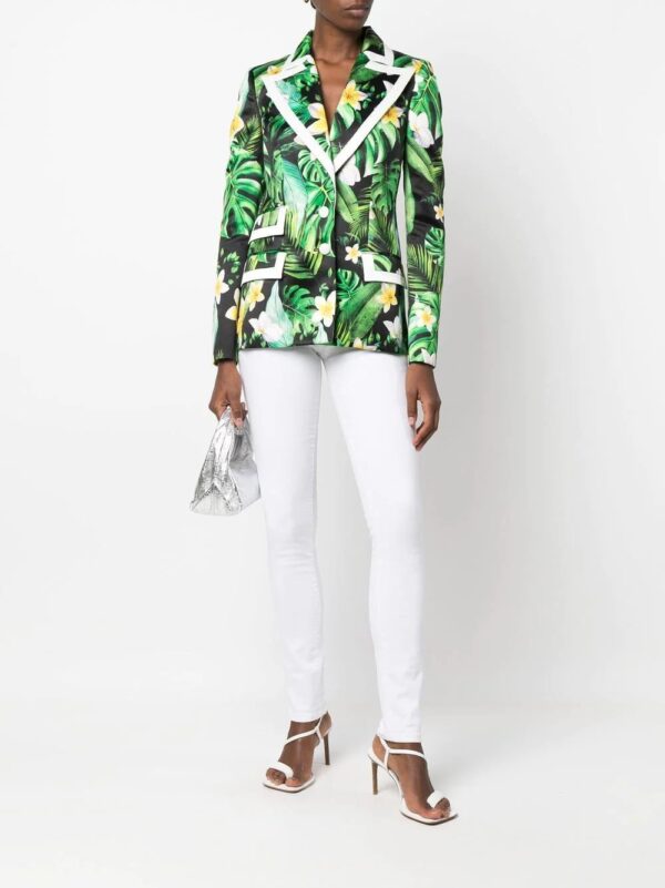 Philipp Plein  floral-print single-breasted blazer - Image 2