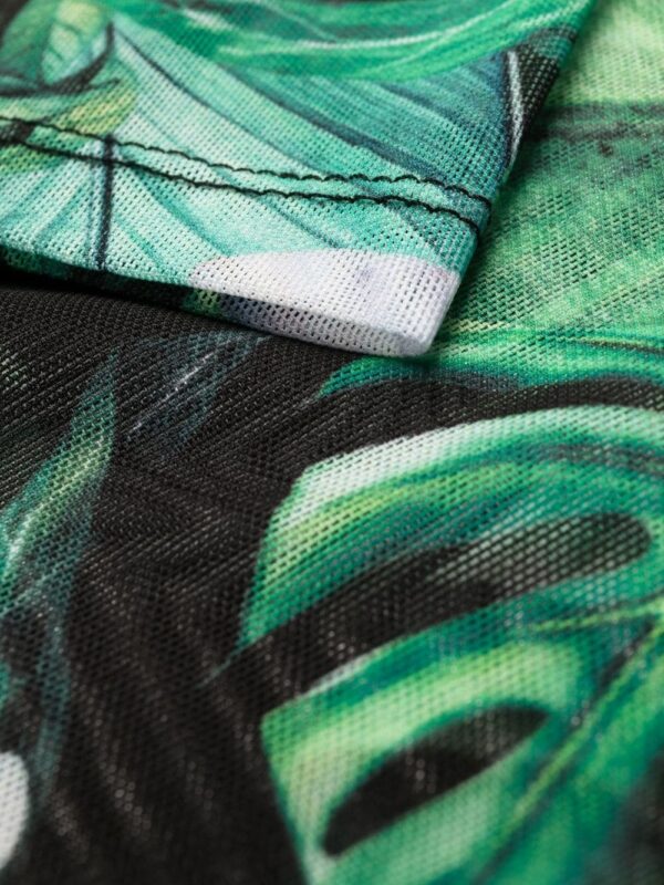 Philipp Plein graphic-print long-sleeve mini dress - Image 6