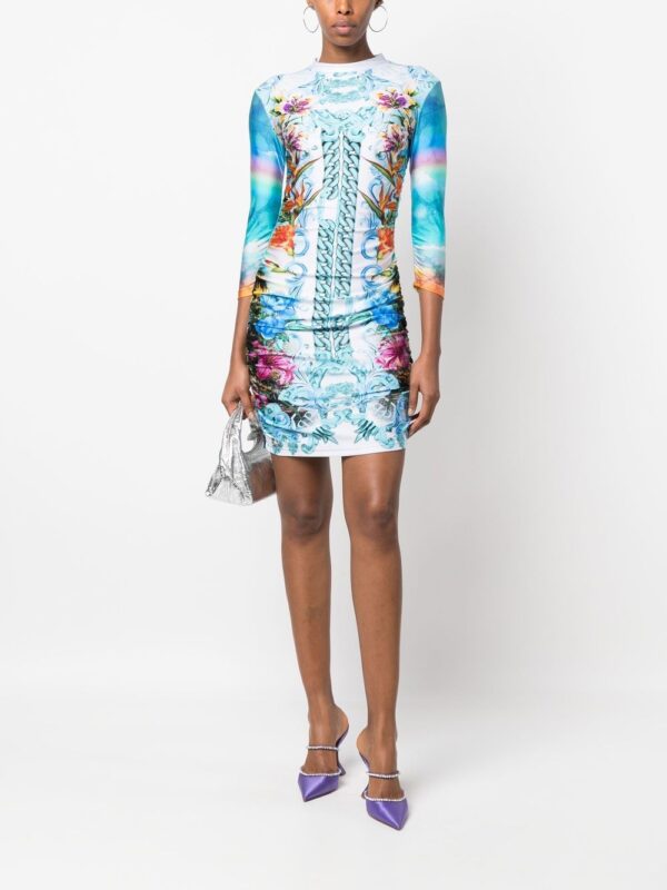 Philipp Plein Hawaii-print mini dress - Image 5