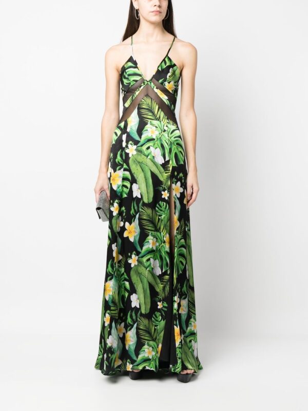Philipp Plein Hawaii printed silk maxi dress - Image 2