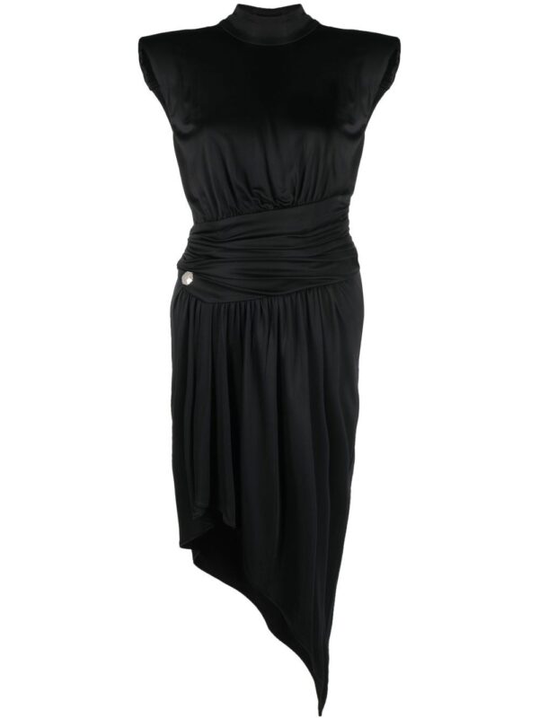 Philipp Plein roll-neck asymmetric dress
